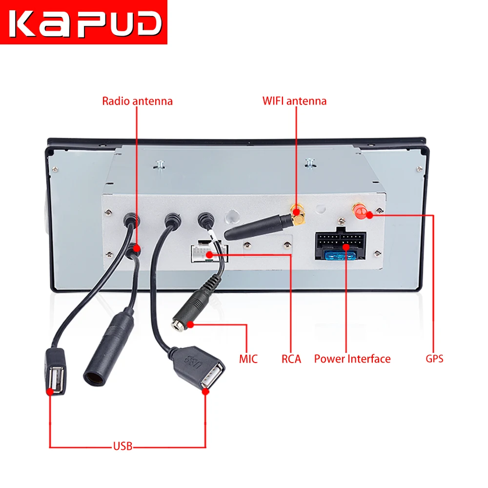 Cheap Kapud  Android 9.0 Navigation With DVD 7” Car GPS  Free Shipping SWC Canbus  MIC Bluetooth for BMW E53 Original Car Multimedia 1