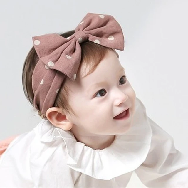 Bandeau de tête à nœud papillon pour bébé fille de 0 à 2 ans, ornements de