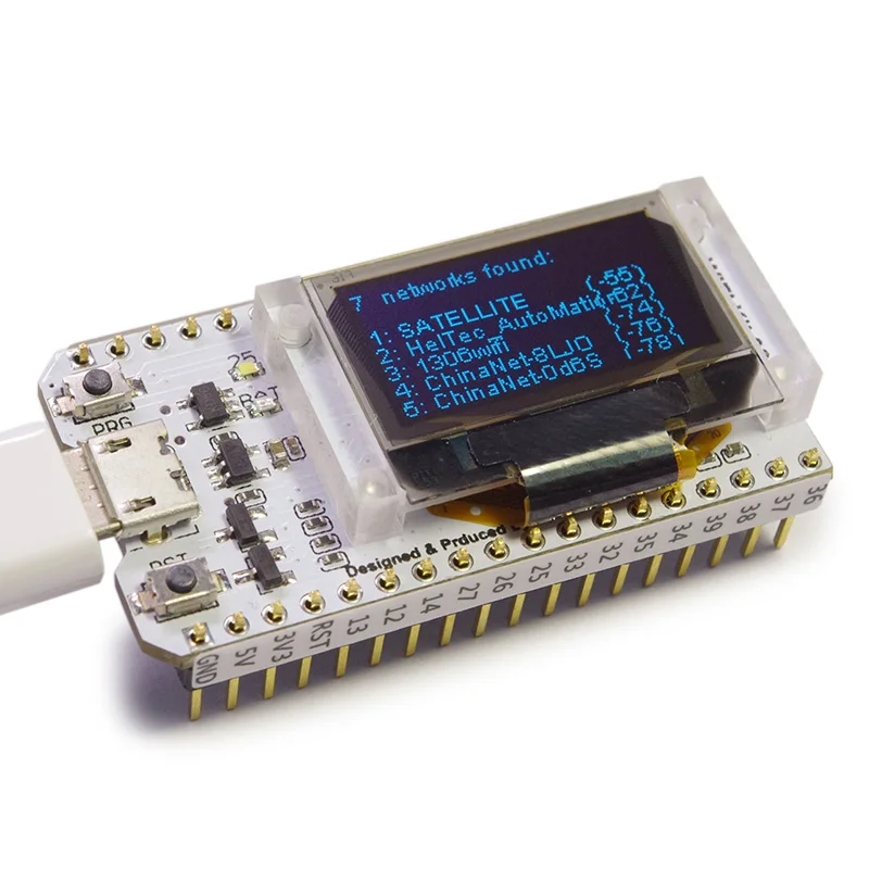 Новый ESP32 Чип wifi Bluetooth Плата развития OLED IOT Kit модуль DOM668|Компьютерные кабели и