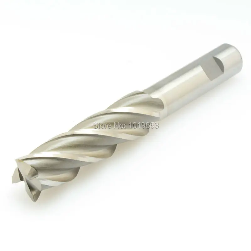 24X25X60X125 High speed steel flat square HSS end mill straight shank