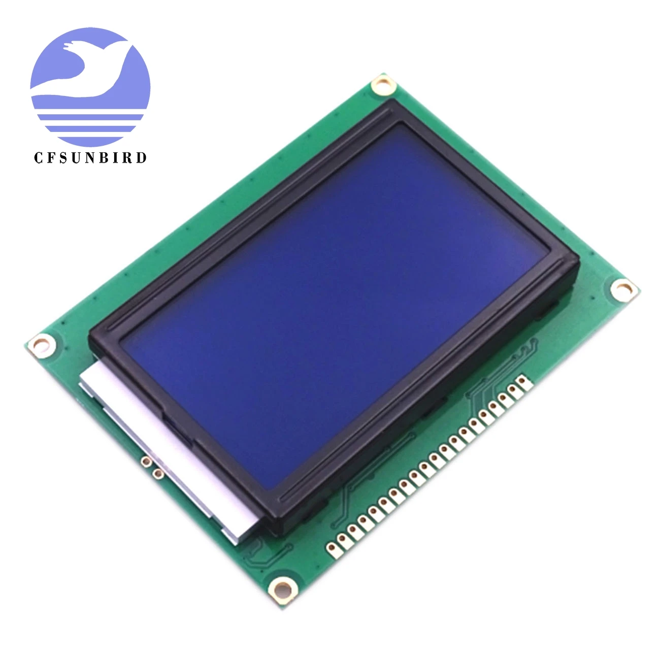 Cfsunbird 128*64 точек ЖК-дисплей модуль 5 В синий экран 12864 ЖК-дисплей с подсветкой ST7920 параллельный порт ЖК-дисплей 12864