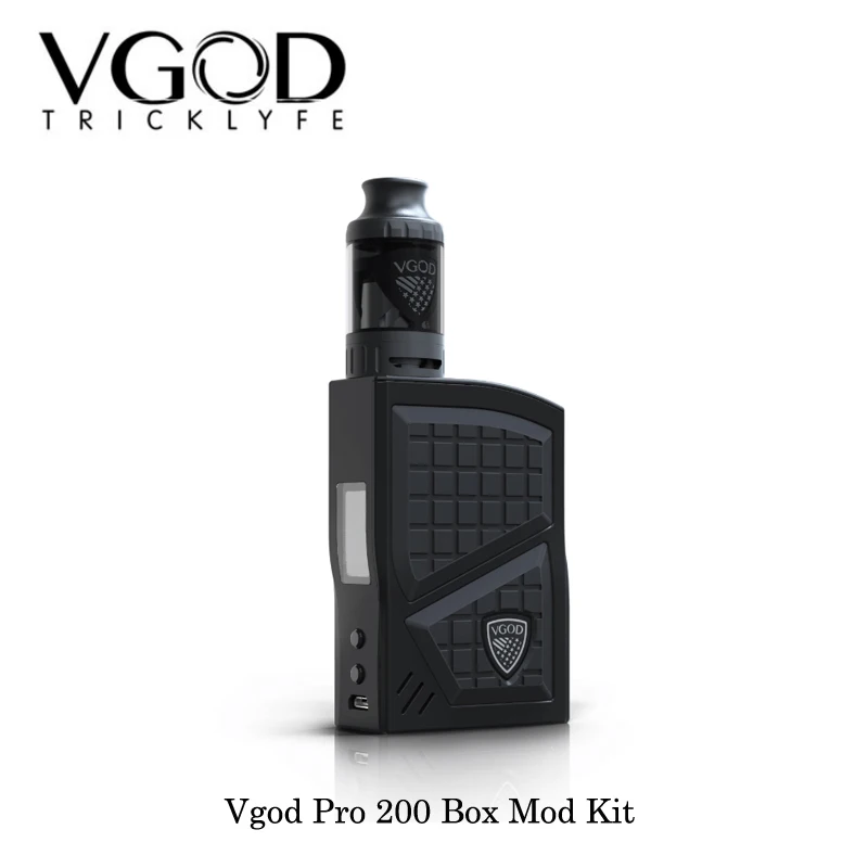 Электронные сигареты Vgod Pro 200 коробка мод комплект с VGOD SUBTANK 5 мл Регулируемый