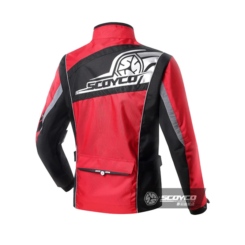 SCOYCO мотоциклетная мужская куртка Одежда Защитная Куртка Броня мотобайк Motocicleta