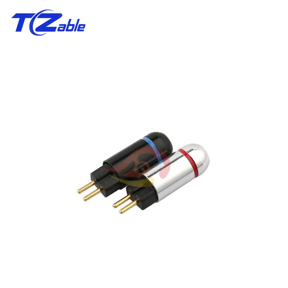 

2PCS Set Of Metal RCA Connector RCA Male Metal Plug Assembly Adapter Video Audio Cable Connector Support Cable Black Silver