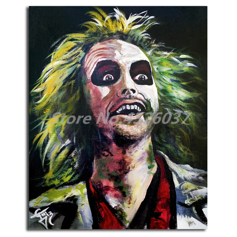 

Tom Carlton Beetlejuice HD Wall Art Canvas Poster And Print Canvas Painting Decorative Picture For Office Living Room Home Decor