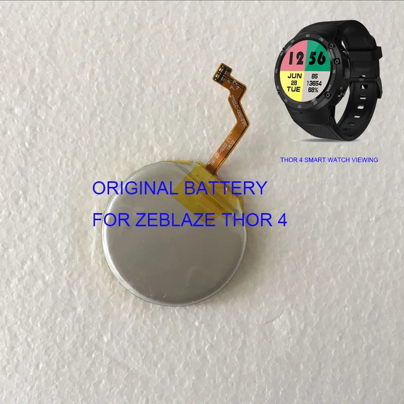 

original Rechargeable Polymer Battery For zeblaze thor 4 dual thor 4 plus pro 4dual thor s thor pro Smart Watch clock battery
