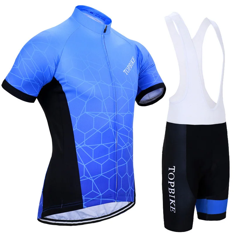 Летний комплект для велоспорта, комплект одежды для горного велосипеда, костюм для езды на горном велосипеде, одежда Maillot Ropa Ciclismo, женские велосипедные наборы для мужчин - Цвет: Синий