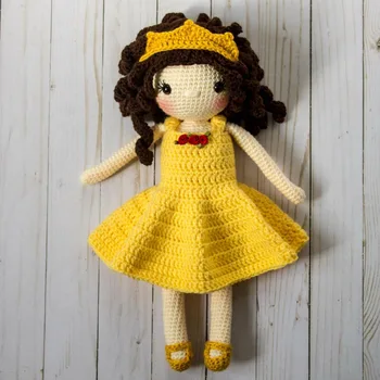 

crochet toys amigurumi doll lovely girl model number SQ002