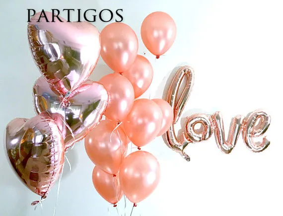 10 unids/lote 18 pulgadas Rosa oro estrella corazón lámina Globos boda cumpleaños fiesta decoración aire helio Globos inflables despedida de soltera regalo 10 unids/lote 18 pulgadas Rosa oro estrella corazón lámina Globos boda cumpleaños fiesta decoración aire helio Globos inflables despedida de soltera regalo