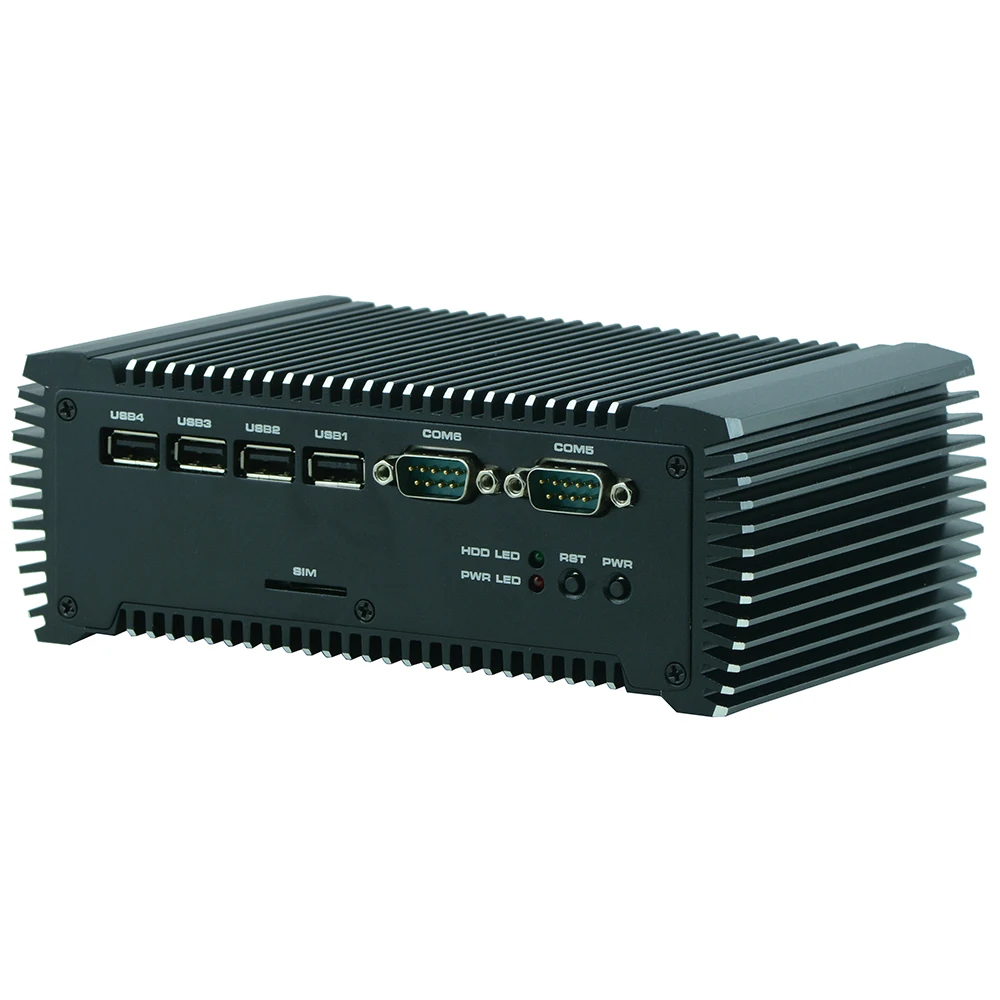 6 * COM промышленных мини-ПК с Intel Atom N2600/Intel Atom N2800 2 * RTL8111E Gigabit Ethernet