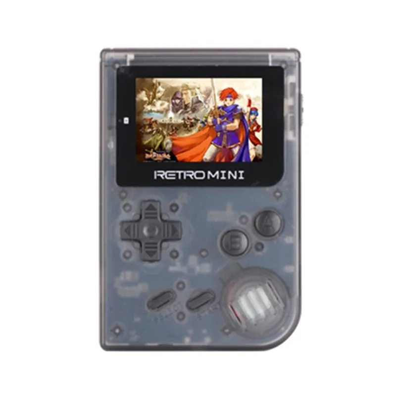 

English Version POWKIDDY Q8 Portable Game Console Support 32G TF Memory Card Built-in 169 Games retro Handheld Game Player