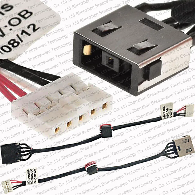New Laptop AC DC Power Jack Plug in Socket Connector with Cable Harness for Lenovo IDEAPAD G40-30 G40-45 G40-70 G40-80 DC30100LG00