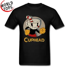 Animetion Cuphead Fists Young T-shirts Coupons Summer/Autumn Cotton Fabric Basic Normal Tops Tees Funny T Shirt