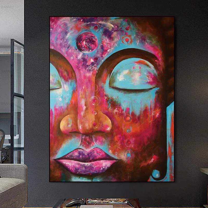 

Wall Art Pictures Canvas Painting plant Buddha home decor prints on canvas painting wall decoration for living room no frame