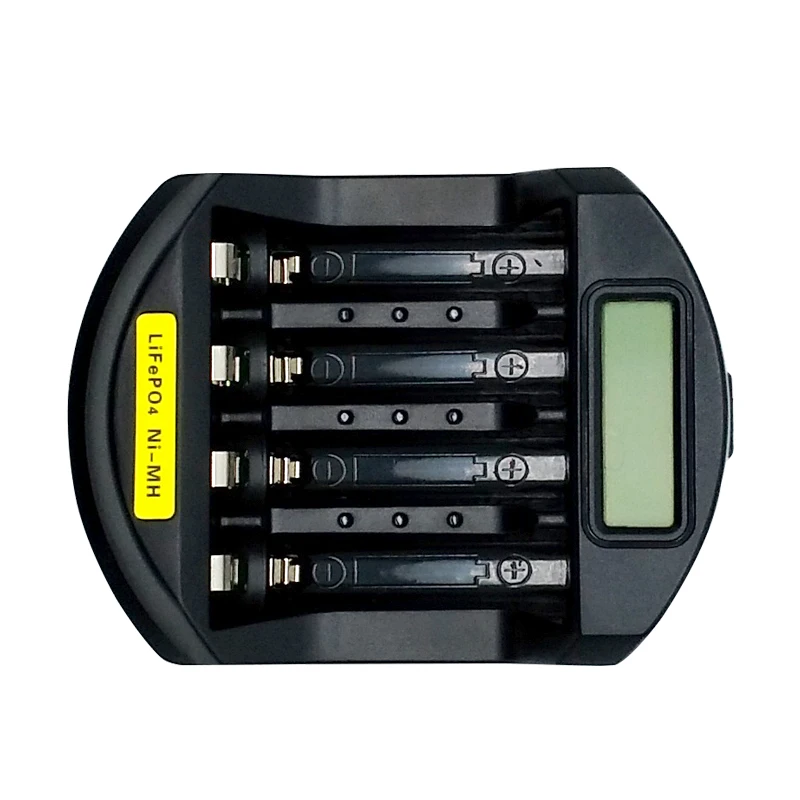 Original Soshine SC-C5 Intelligent Battery Charger with LCD & USB Input Smart Charger for LitePO4 14500 10440 NiMH AA AAA 