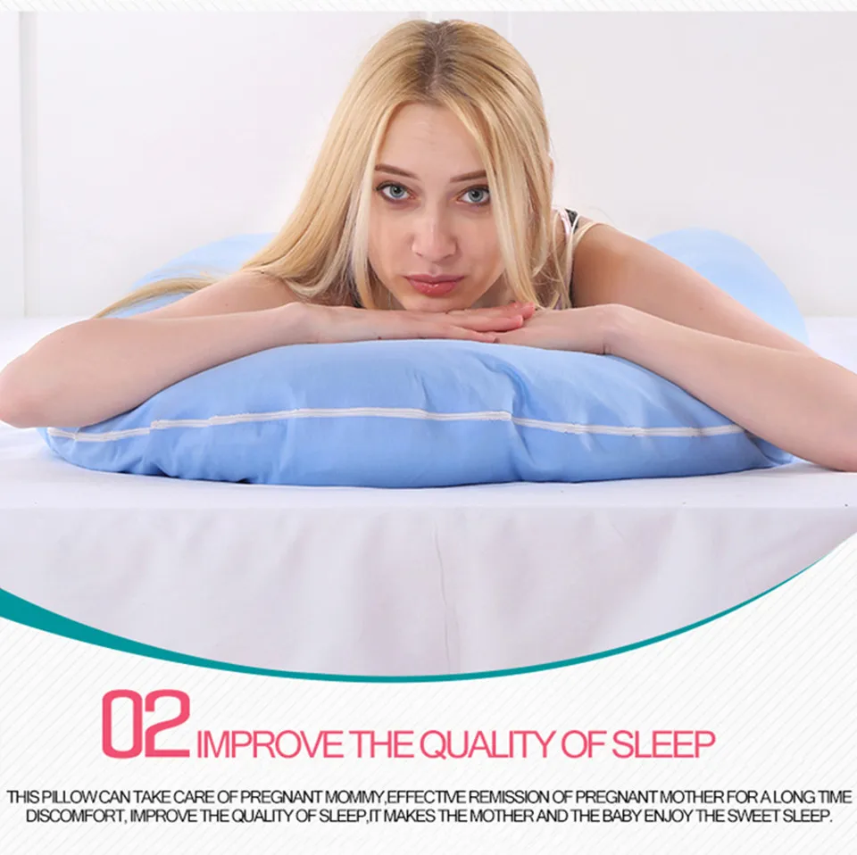 Bedding Pillows U Shape Pregnancy Pillow Full Body Maternity Pillow Comfort Sleeping Support Pillow For Pregnant Women Body     _10_
