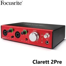 Focusrite Clarett 2Pre USB Запись Звуковая карта 10-вход/4-выход аудио-интерфейс для музыки Организации