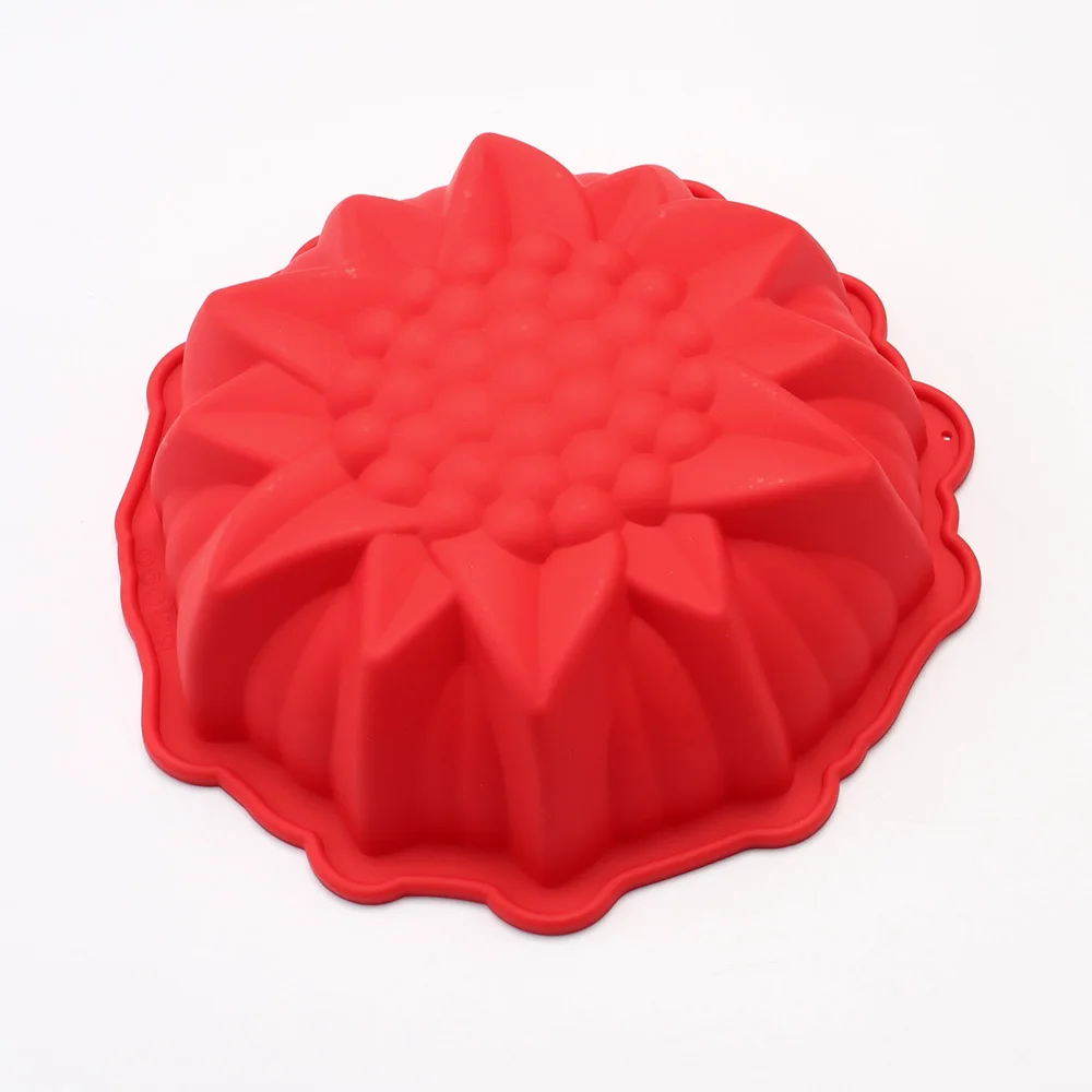 1PC Silicone cake baking molds single sunflower shaped DIY silicone