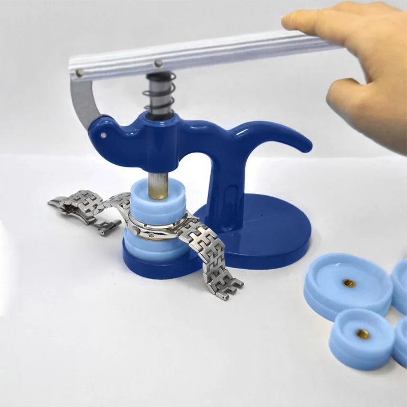 Luxfacigoo Watch Back Case Opener Watchmaker Press Closer Set Plastic Case Crystal Glass Wathes Repair Tool Kit TT@88 Luxfacigoo Watch Back Case Opener Watchmaker Press Closer Set Plastic Case Crystal Glass Wathes Repair Tool Kit TT@88