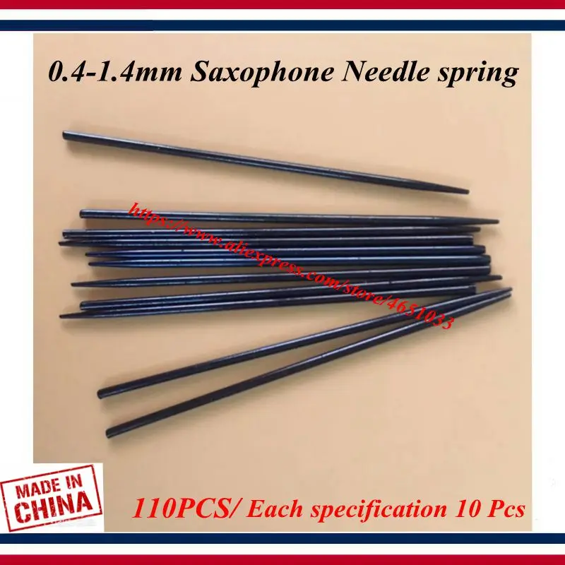 

Saxophone accessories - 110PCS Needle spring saxophone clarinet repair maintenance tool 0.4-1.4mm - Saxophone parts
