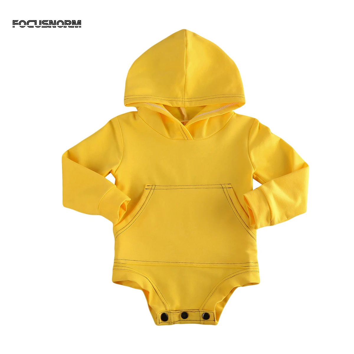 Newborn Infant Baby Boy Girl Hoodies Romper Jumpsuit Sweatshirt Clothes