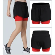 Новинка, модные женские повседневные хлопковые шорты для бега, йоги, пробежки, анти-подсветка, популярная одежда