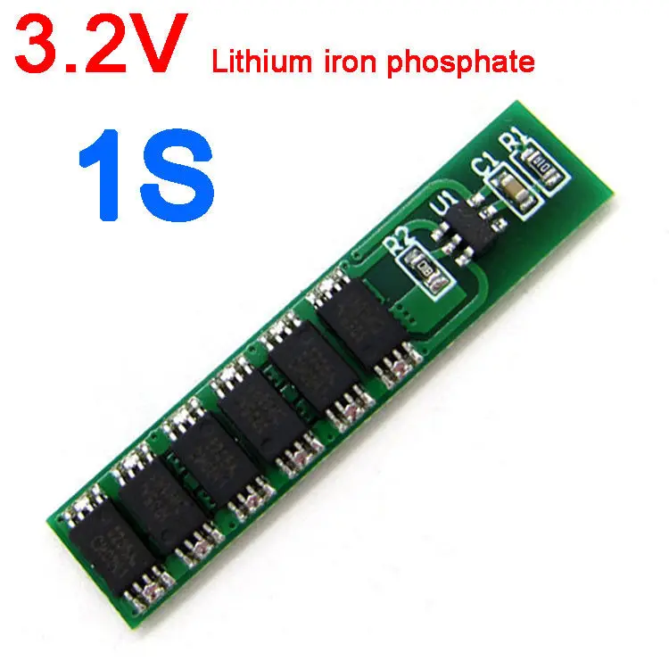 

1S CELL 12A 3.2V PCB BMS Batterie Protection Board FOR 26650 18650 LiFe LiFePO4 Battery PCM