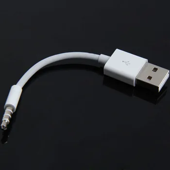 

New USB Charger Data Cord 3.5mm Sync Audio Cable for iPod Shuffle 3rd 4th Gen DOM668