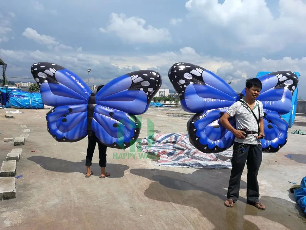 blue inflatable butterfly (2)
