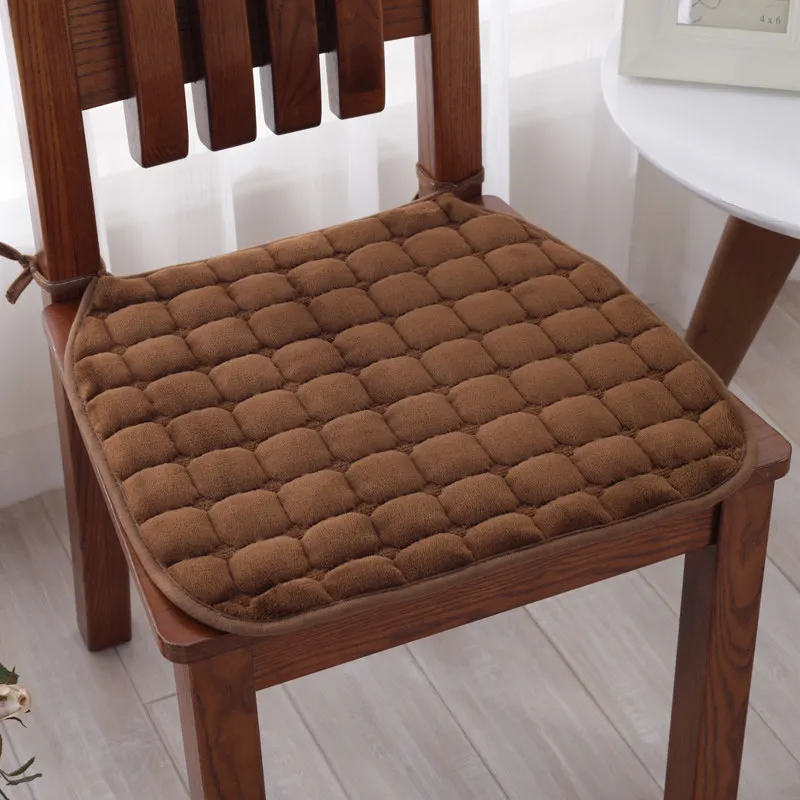 Современный стиль, коврик для сидения, удобная подушка для сидения, ягодицы, Подушка для стула, для дома, офиса, декоративные подушки, мягкая подушка для стула - Цвет: Deep coffeeHorseshoe
