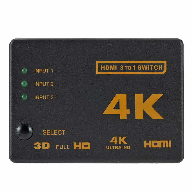 4K*2K HDMI HUB Splitter Switch TV Switcher Adapter Ultra HD For Chromecast Android Apple TV Miracast Anycast Cromecast Netflix