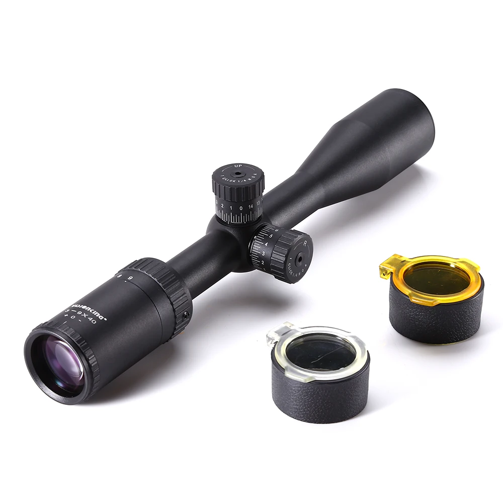 

3-9x40 Rifle Scope Riflescopes For Target Shooting Hunting Scope For Rifle 1 Inch For Ar15 M16 M4 Mil Dot Reticle