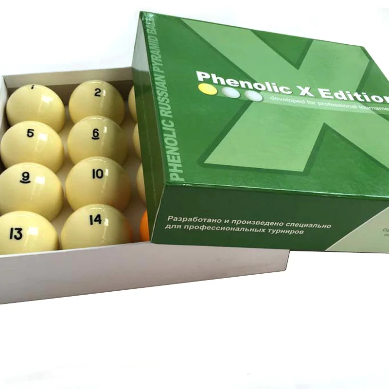 16pcs 68mm Russian Billiard Complete Set of Balls High quality resin Pool balls Billiards Accessories