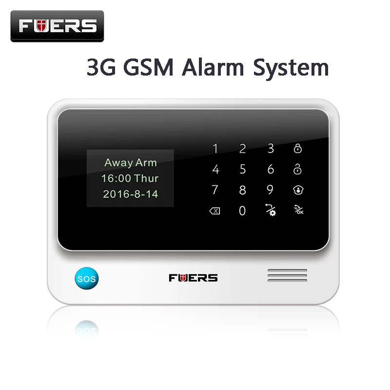 G90B Plus 3g wifi gsm сигнализация сенсорная клавиатура IOS Android приложение домашняя охранная wifi/GSM/GPRS/SMS сигнализация - Цвет: White