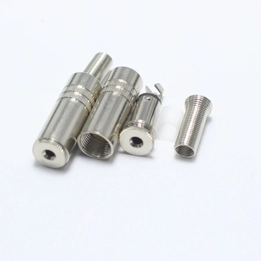 2 шт. разъем 5 мм 3 полюсный стерео аудио адаптер для микрофона mp3 mp4 ipad old phone|connector
