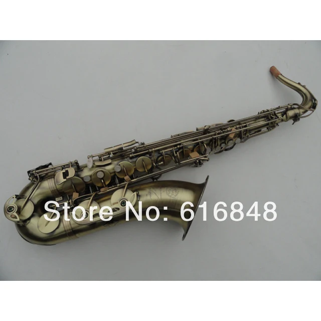 Best price at $382 Cheap DHL,UPS free STS-54 selmer tenor saxophone instruments Reference 54 bronze brass instruments Antique Copper tenor mouthpiece sax