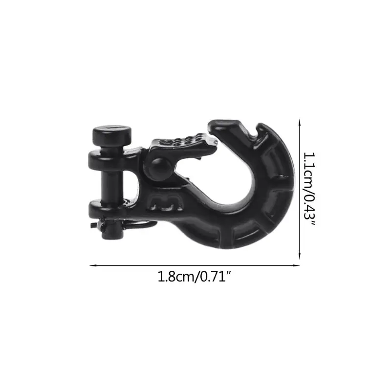 RC металлический прицеп крюк лебедка крюк для 1/10 RC Гусеничный автомобиль осевой SCX10 Traxxas TRX4 D90 Tamiya CC01 моделирование украшения части