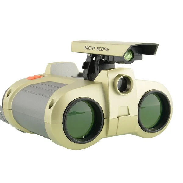 Children 4x30 Night Scope Binoculars with LED POP Up Light