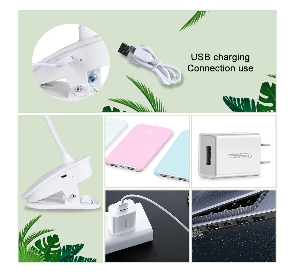 USB LED 3 Modes Dimming Touch Switch Reading Table Lamp (9)