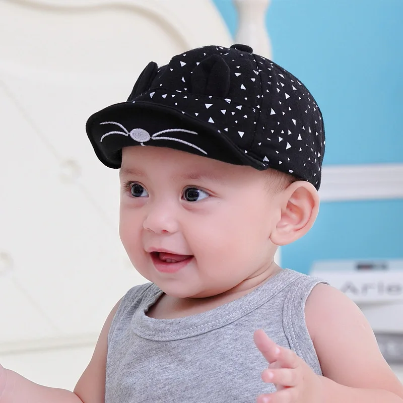 INSChildren Hat кошка детские Треугольники борода шляпа Бейсбол A42 Диан 2|Шапки и кепки| |
