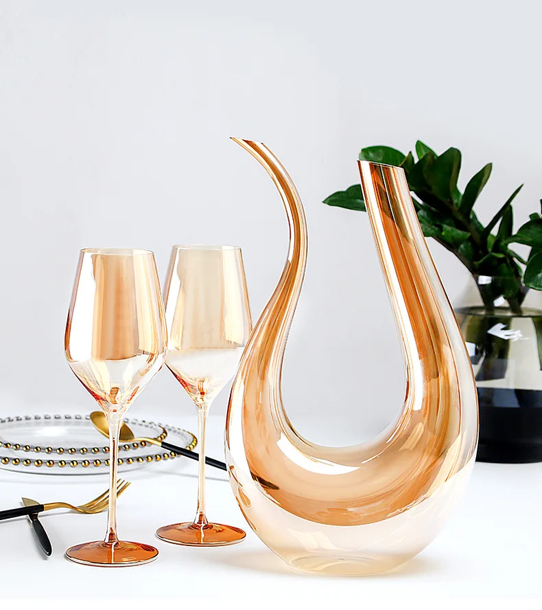 1.5L U Forma De Cristal Cisne Presentes