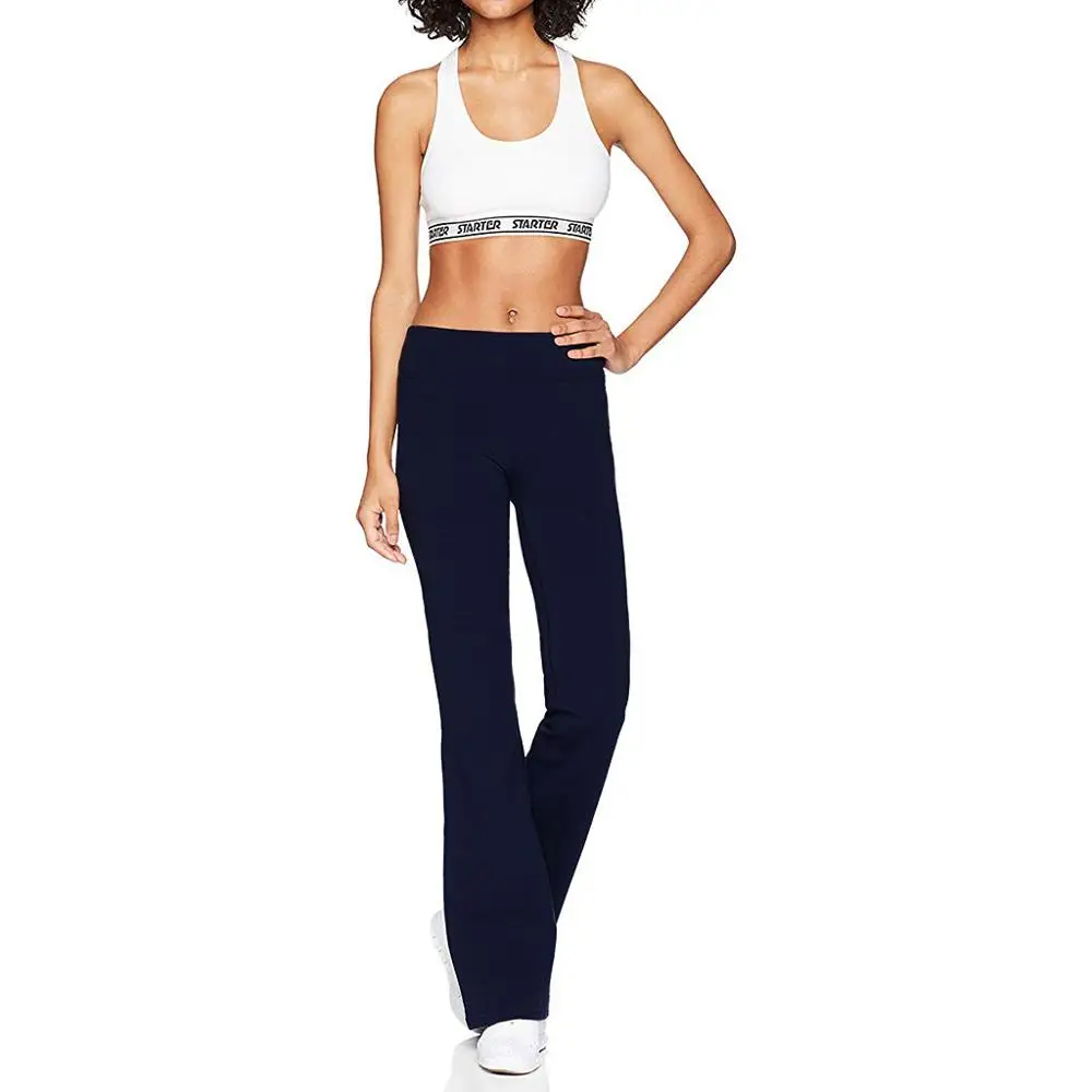 

Women's Casual Sport Pants Solid Color Slim Hips Loose Yoga Pants Wide Leg Sports Pants Mid Elasticity Yoga Trouser Autumn 2019