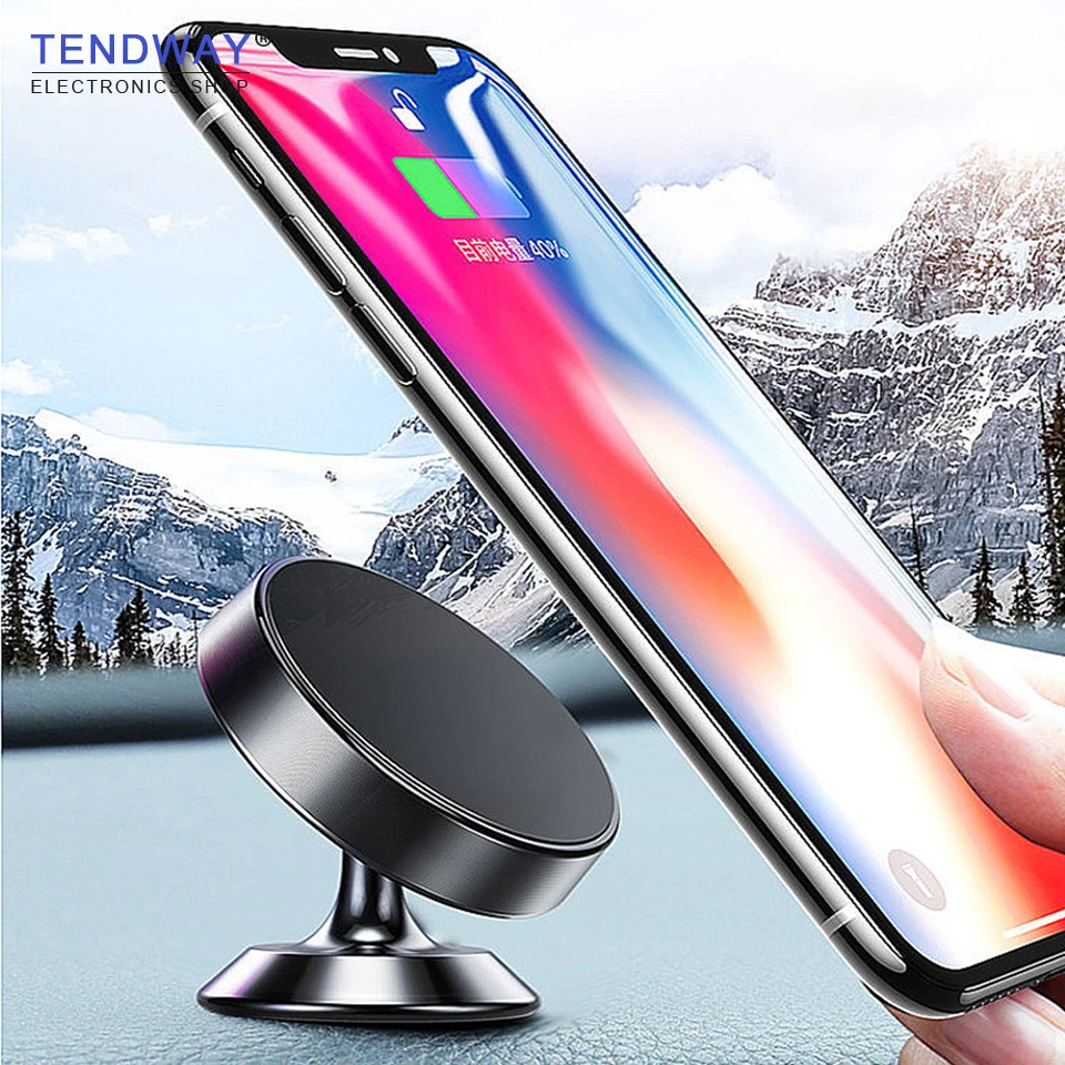 Tendway Магнитная автомобильный держатель телефона магнит мобильный телефон