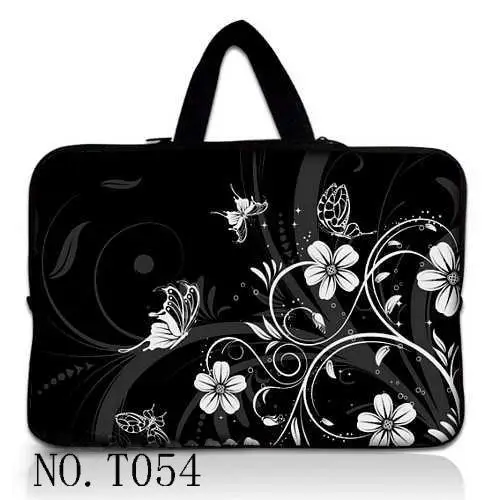 Black 10 11 6 13 14 15 17 Portable Flower font b Laptop b font Bag