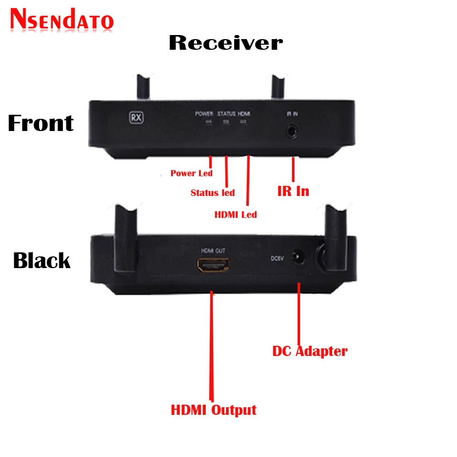 200M Wireless HDMI Extender 5GHz 1080P Wifi HDMI Audio Video Sender Transmitter Receiver Adapter Wi