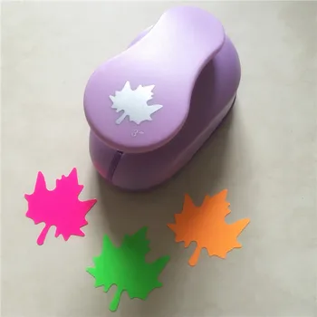 

Free Shipping 3"(6.3cm) Maple Shape EVA foam punches paper cutter for greeting card handmade DIY craft punch furador scrapbook