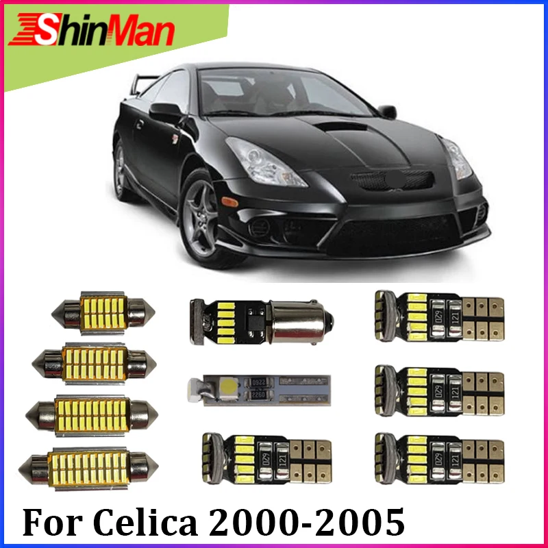 Us 12 6 10 Off Shinman 6x Error Free Auto Car Light Interior Light Led Conversion Kit For Toyota Celica Led Interior Package 2000 2005 In Signal