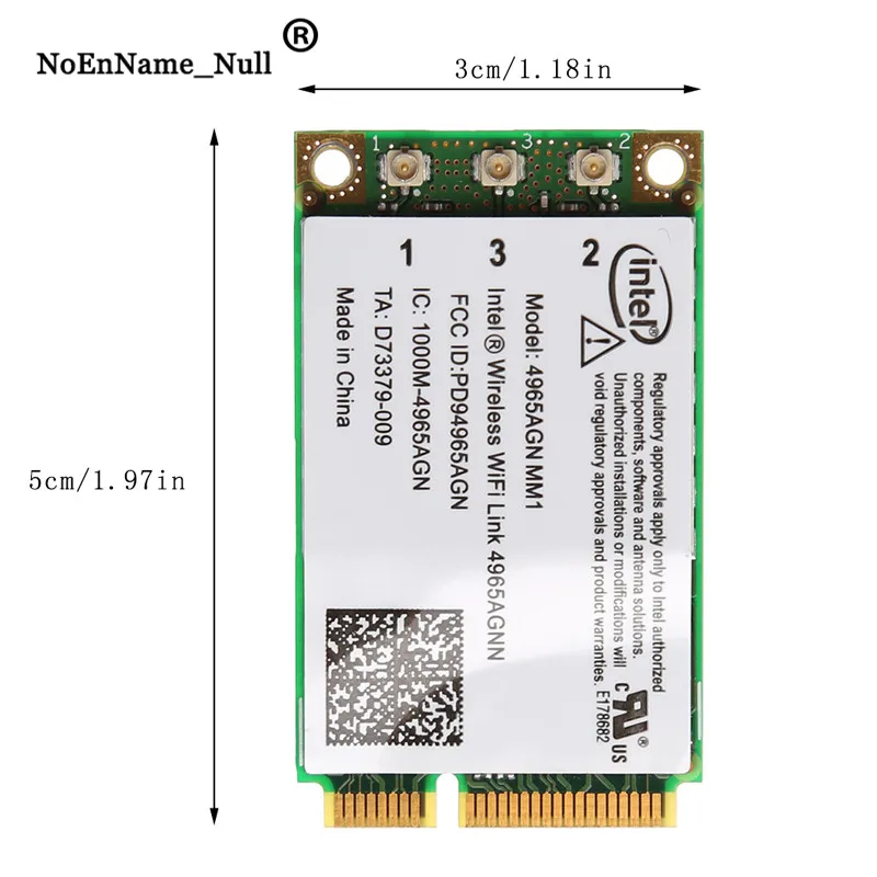 Двухдиапазонная 2,4 ГГц/5 ГГц 300 Мбит/с WiFi связь Мини PCI-E беспроводная карта для Intel 4965AGN NM1 Прямая поставка