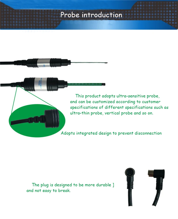 WT10A Magnetometer Surface Magnetic Field Tester Gaussmeter Gigital Gauss Meter Tesla 0~2000mT Fluxmeter Ns function Metal Probe 6