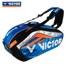 2019 victor topo badminton saco novo pacote de volta tênis raquete de badminton saco para 12 peças de equipamento esporte ginásio br9208(China)